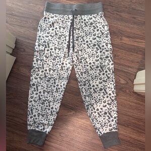 Leopard Print Jogger PJs Pants